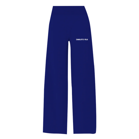 Refined Knit Pants - Royal Blue