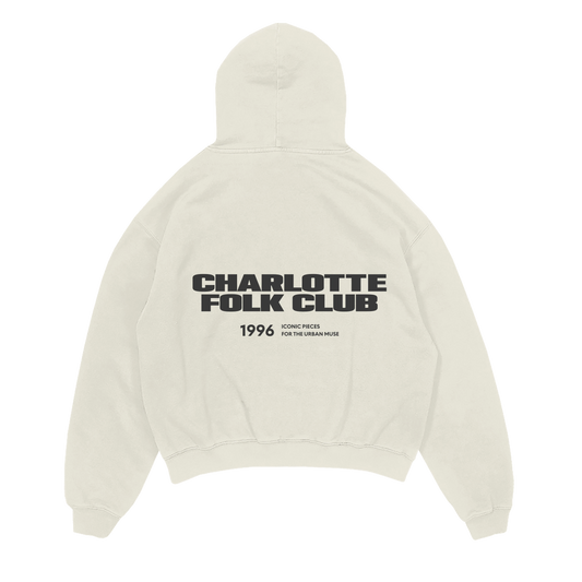 Signature Raglan Hoodie - Cream