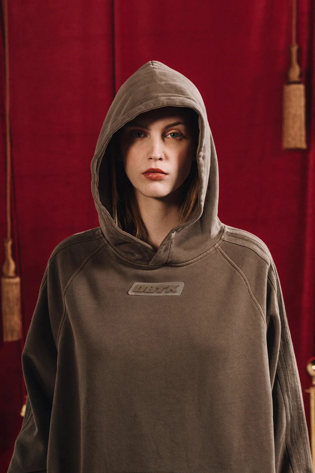 Cipher Flock Hoodie - Brown