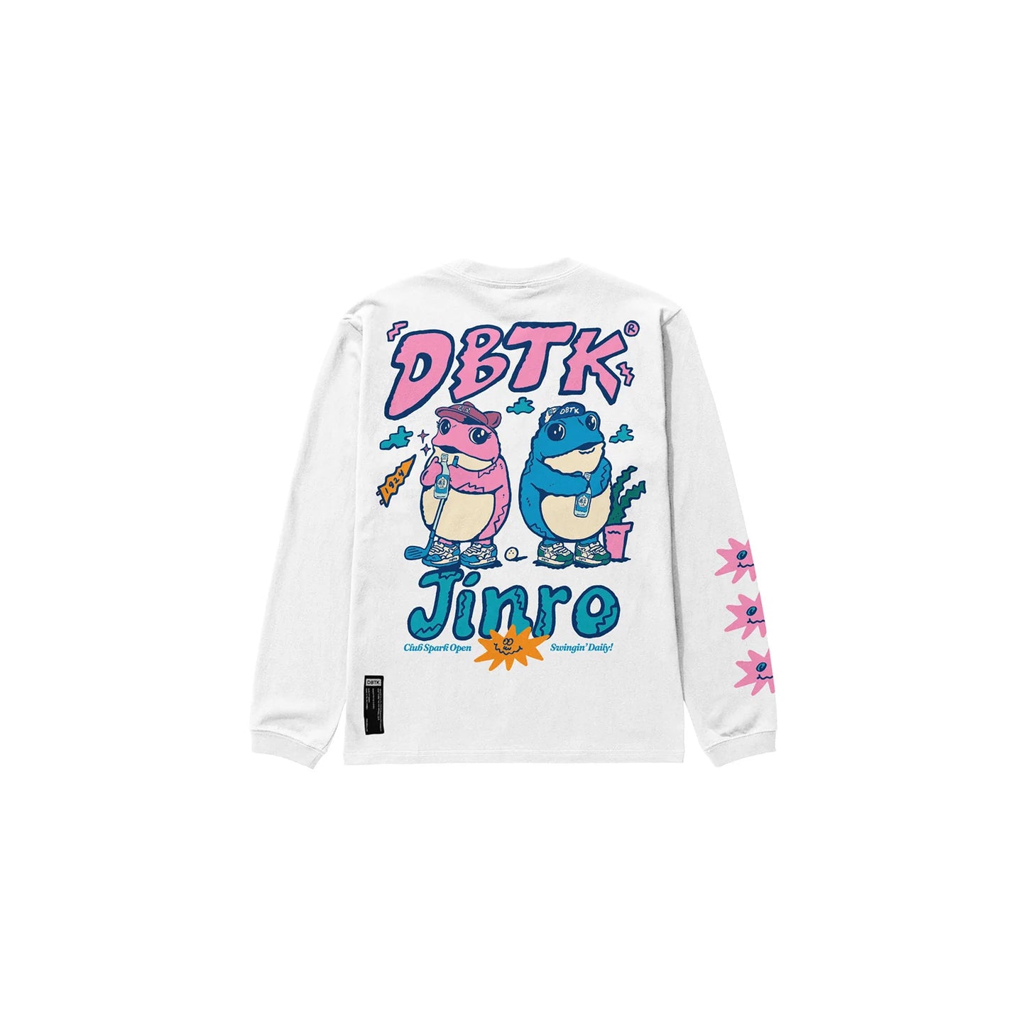 Club Spark Long Sleeve Tee - White