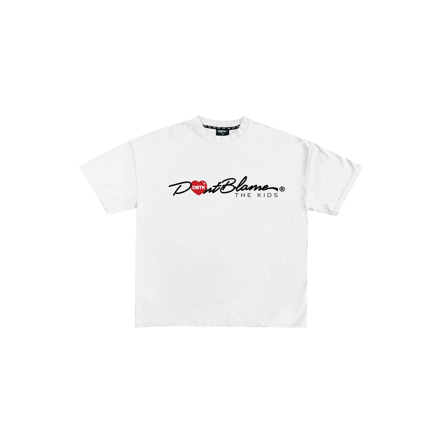 Cursive Valentine's Tee - White