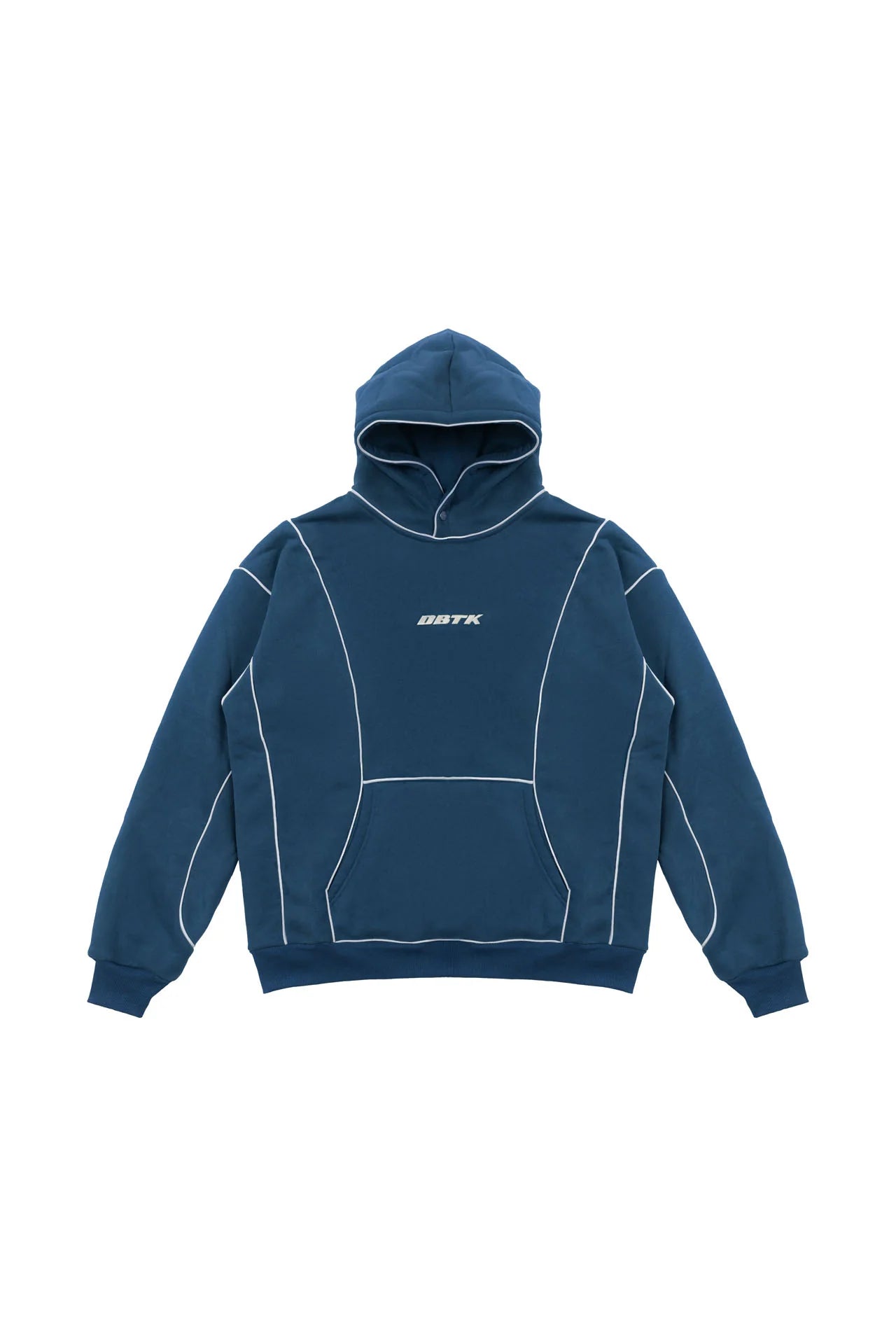 Cipher Splice Hoodie - Navy Blue