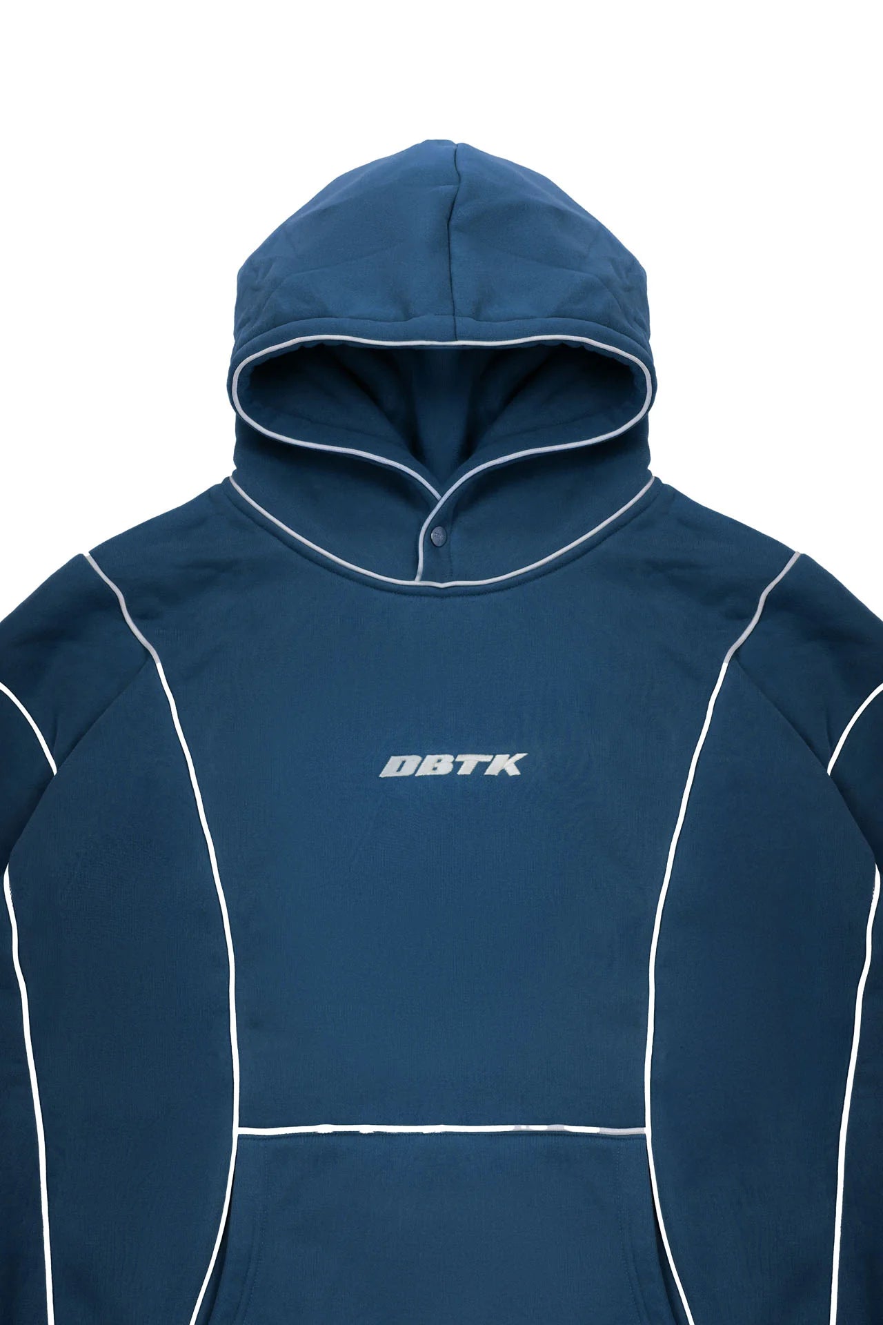 Cipher Splice Hoodie - Navy Blue