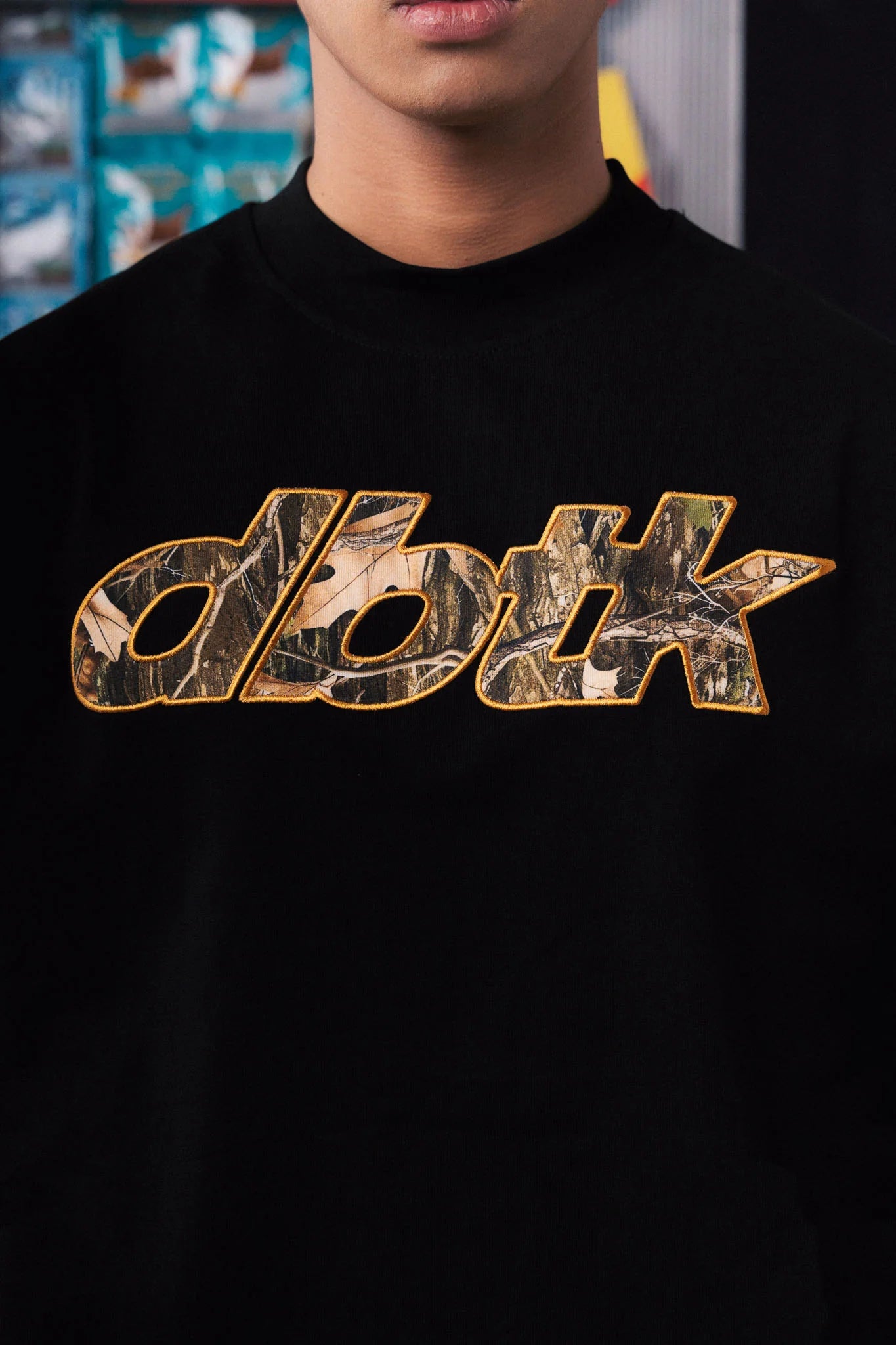 Spark Nature Camo Tee - Black