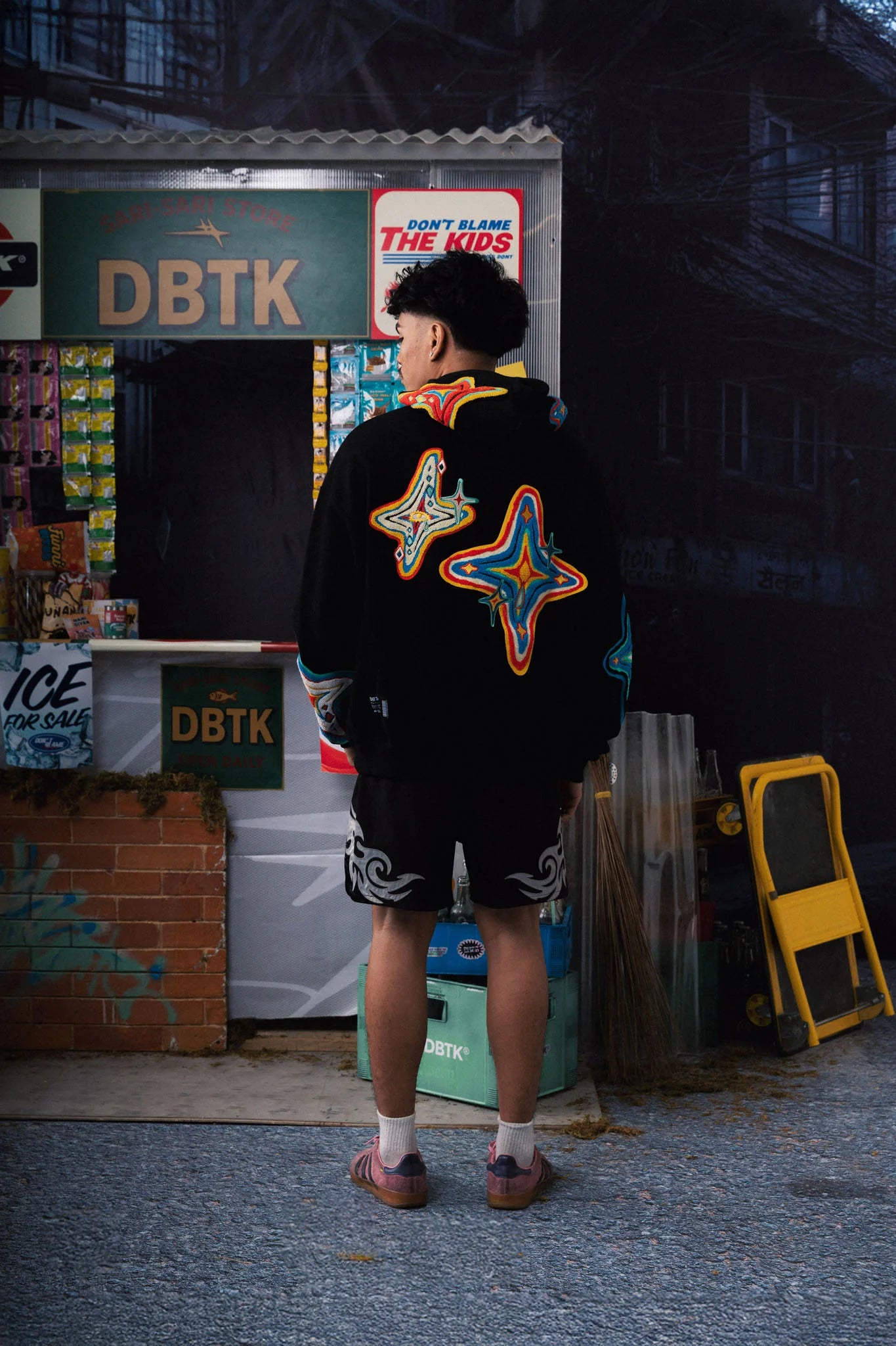 Thermal Mediterranean Hoodie - Black