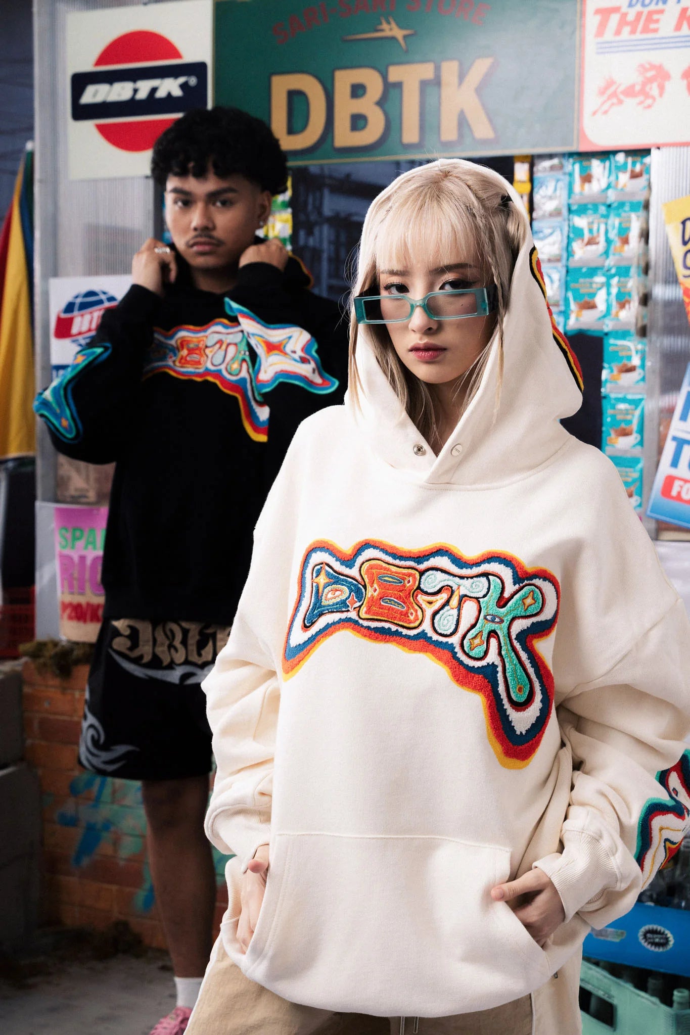 Thermal Mediterranean Hoodie - Cream