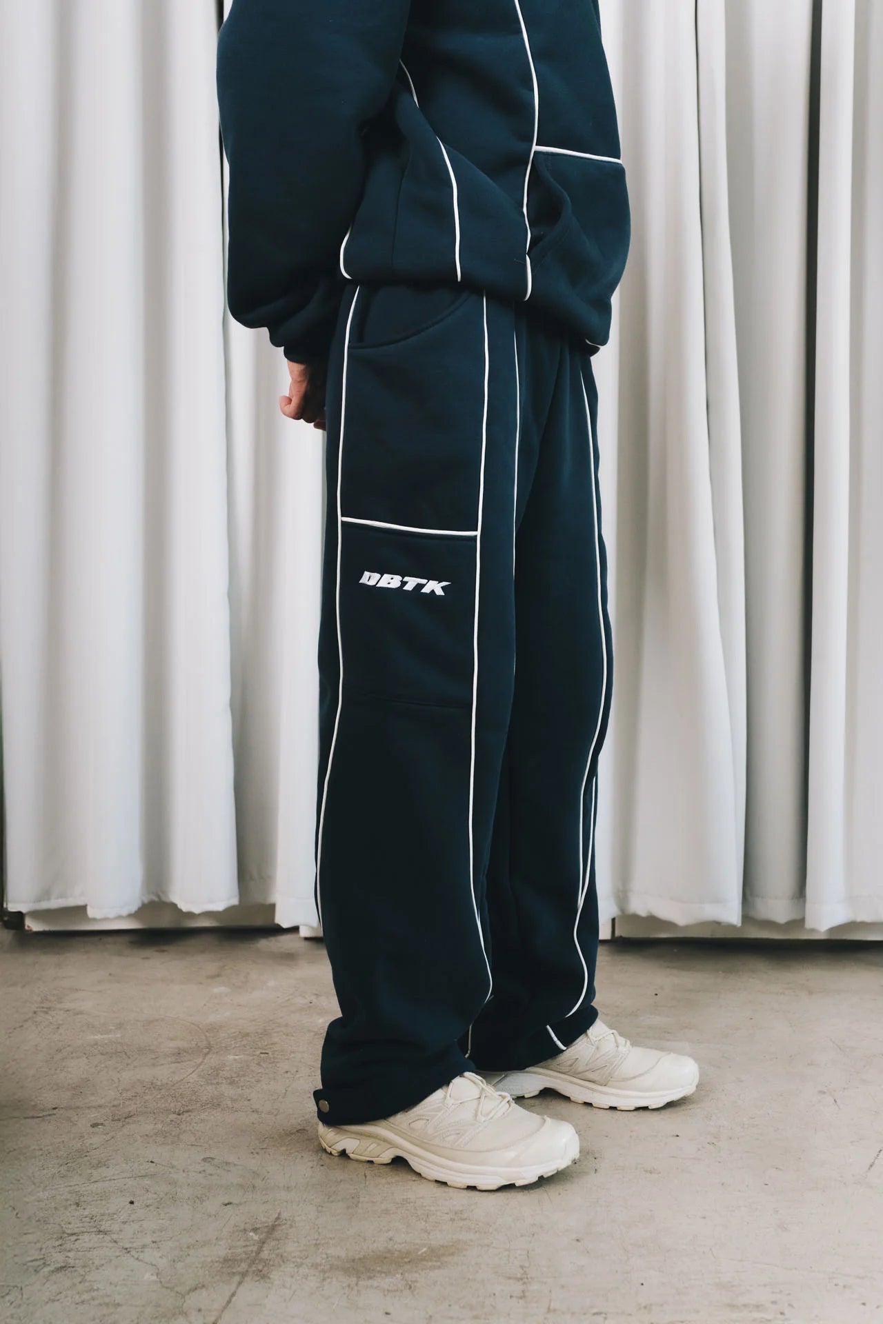 Cipher Splice Pants - Navy Blue
