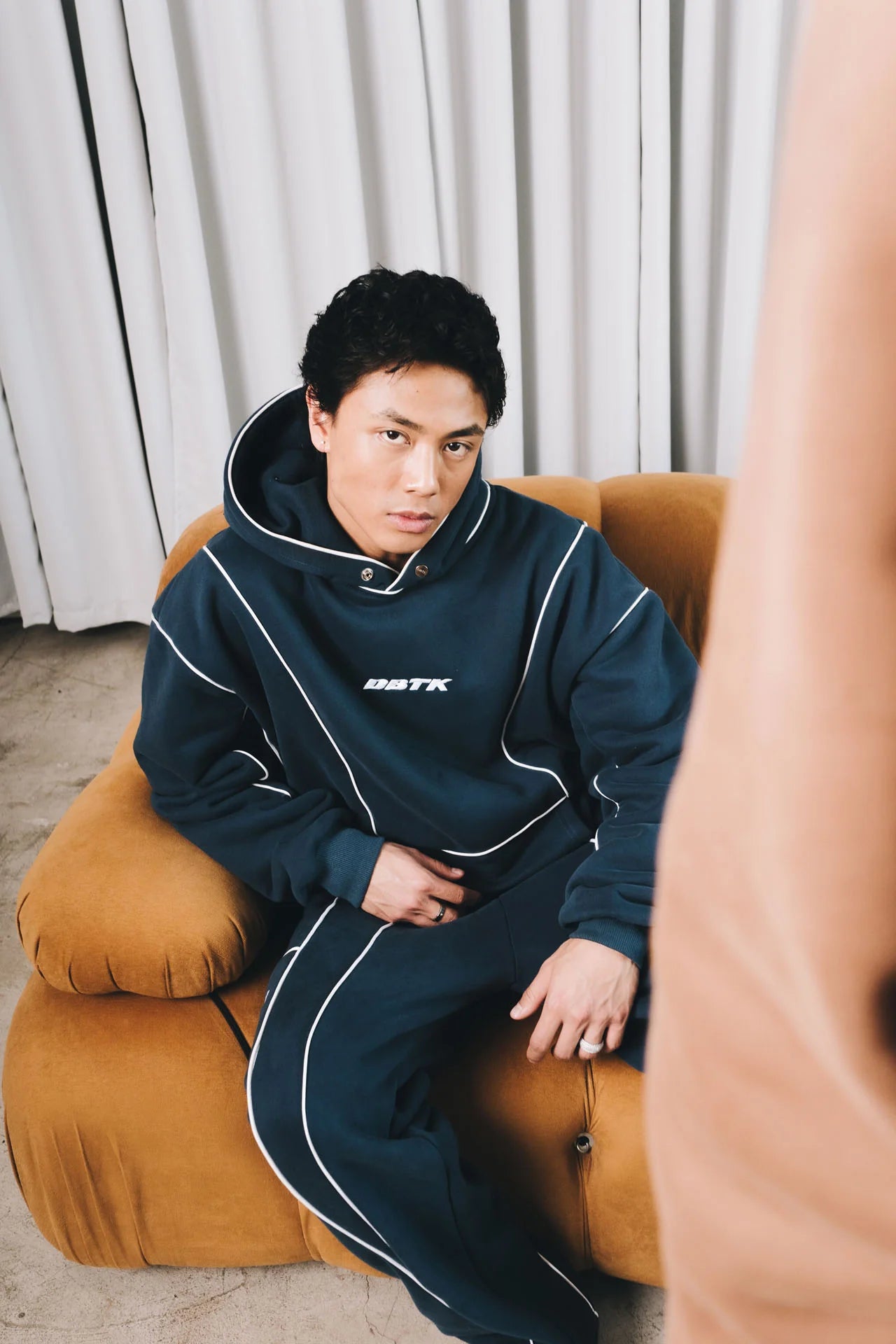 Cipher Splice Pants - Navy Blue