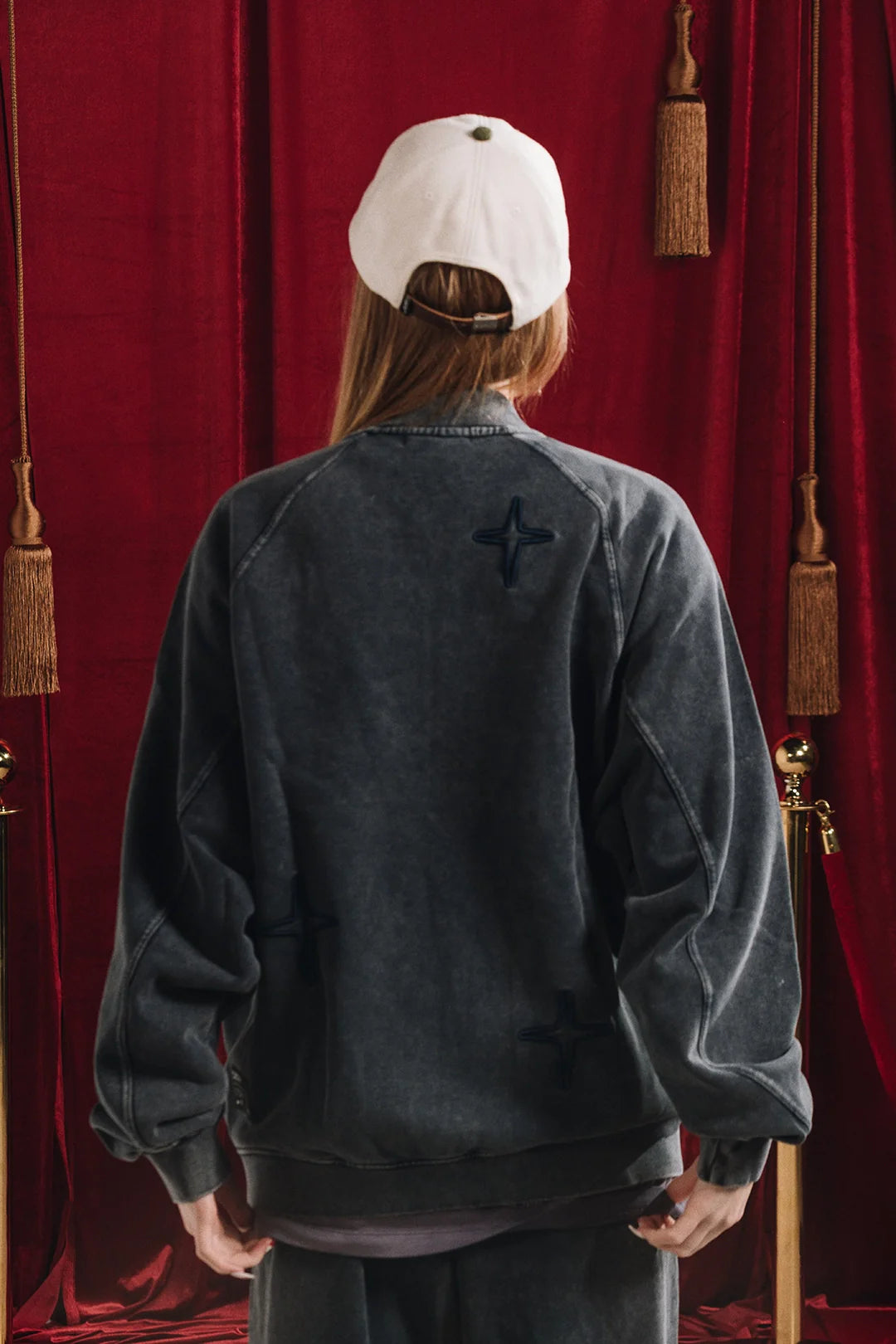 Full-Zip Spark Panel Jacket - Blueberry