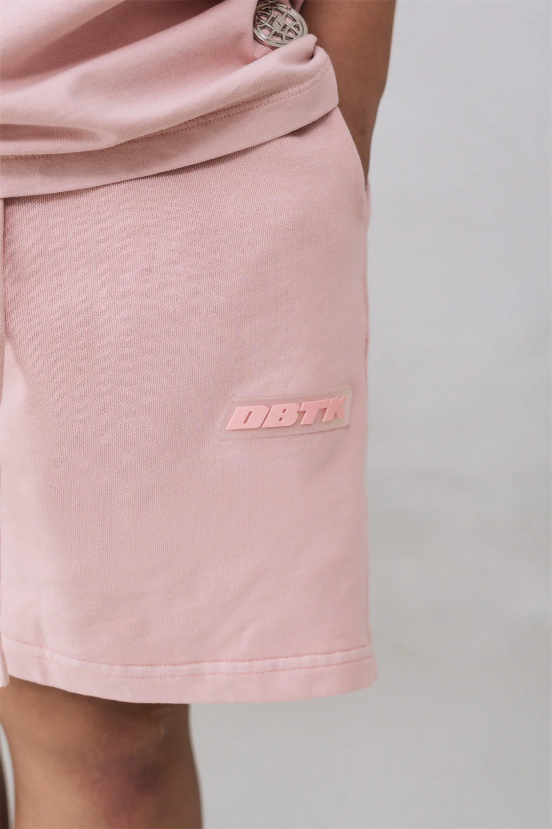 Cipher Flock Shorts - Acid Washed Pink