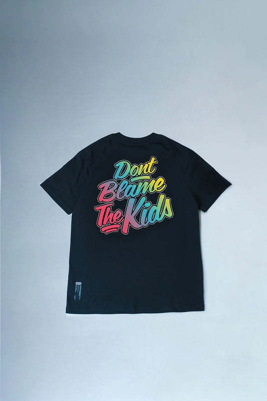 Chromatic Script Tee -Black