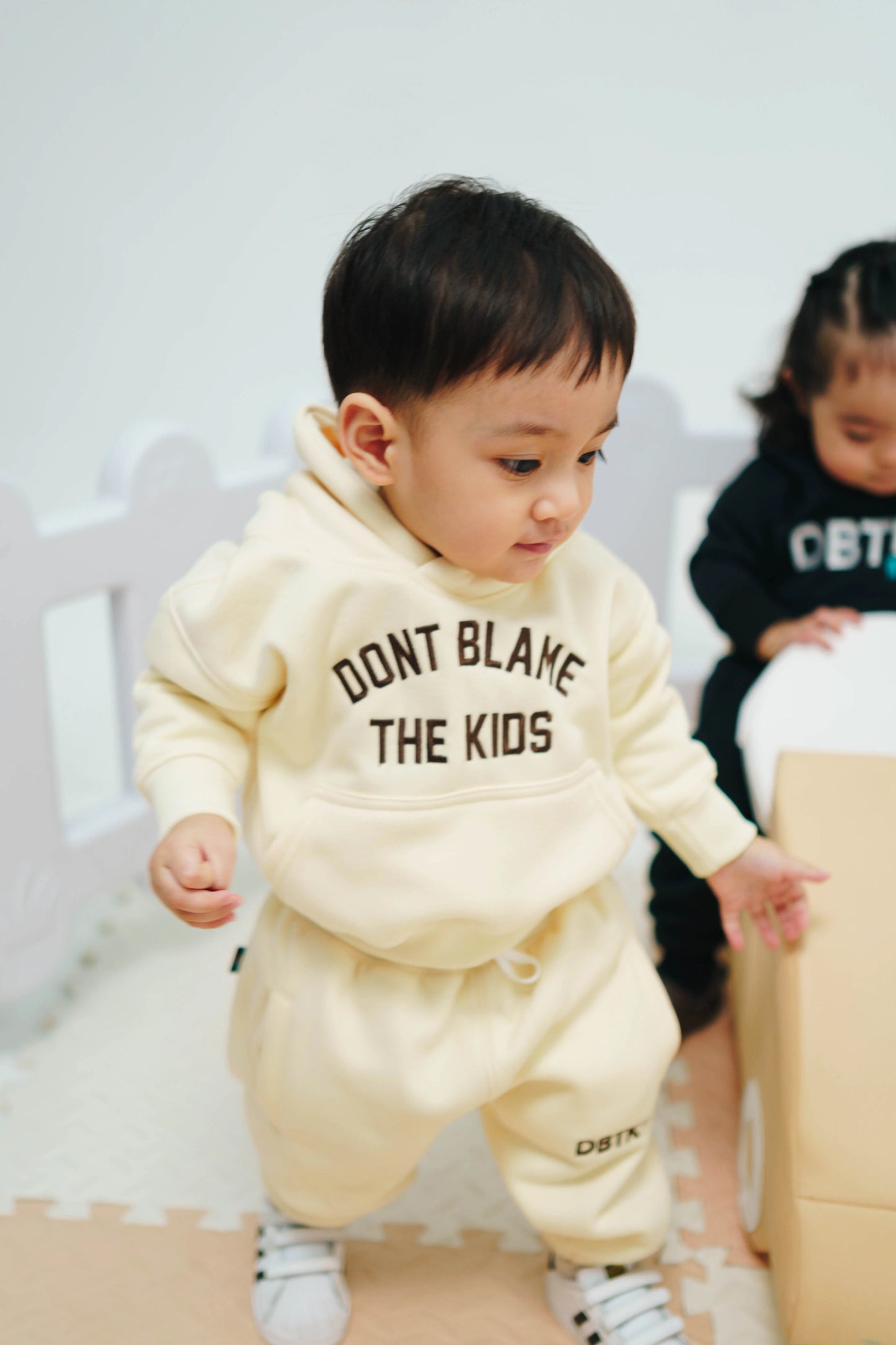 DBTK Mini  - Script Mini Hoodie - Black