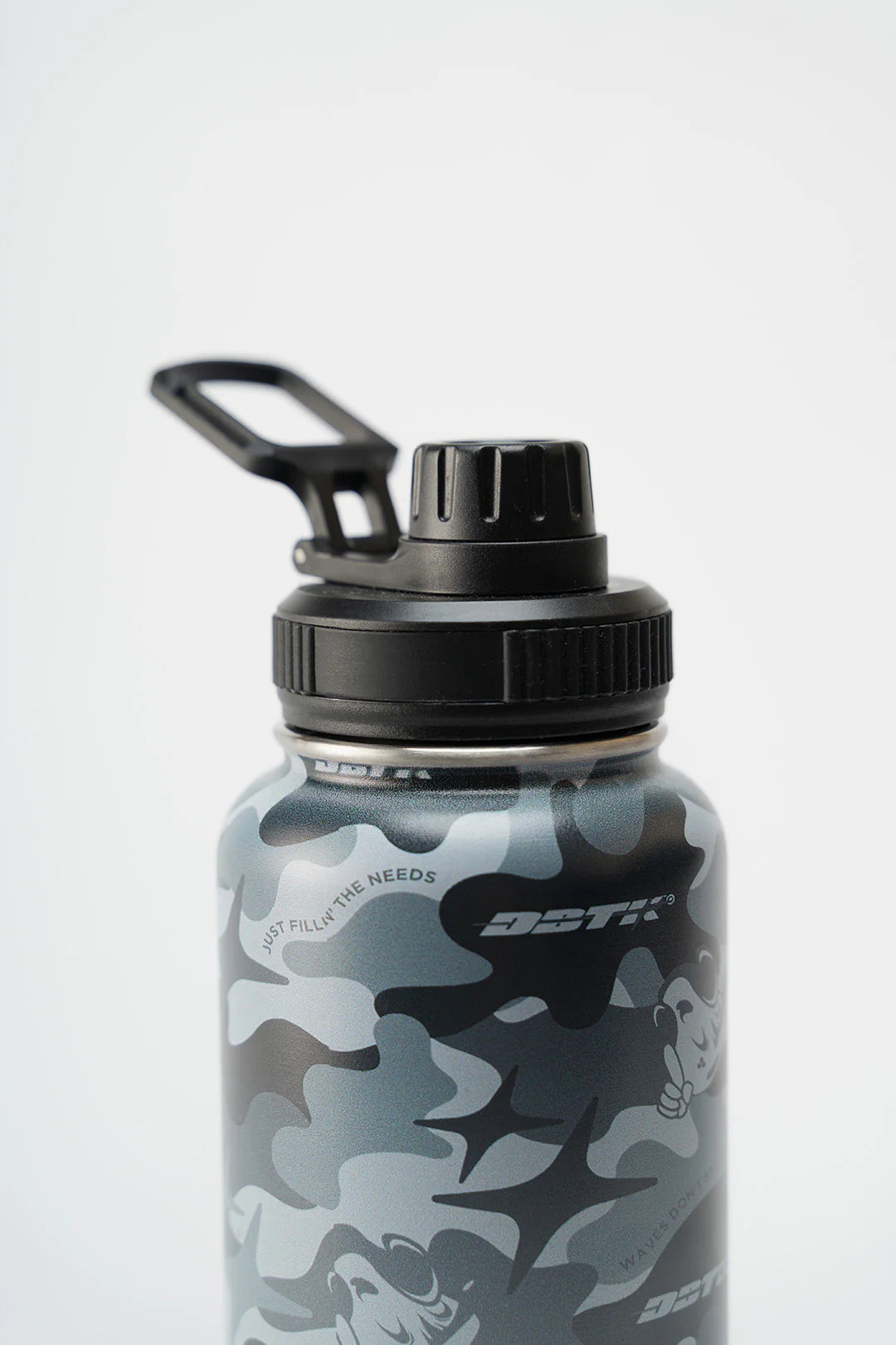 Woodland Cipher Flask - Black/Gray