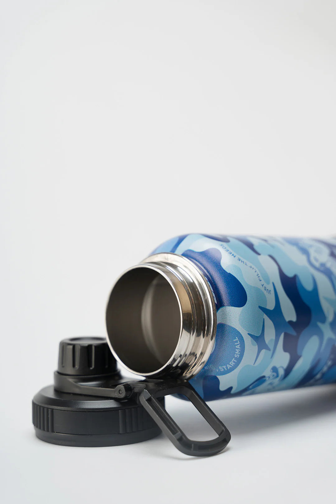 Woodland Cipher Flask - Blue/Light Blue