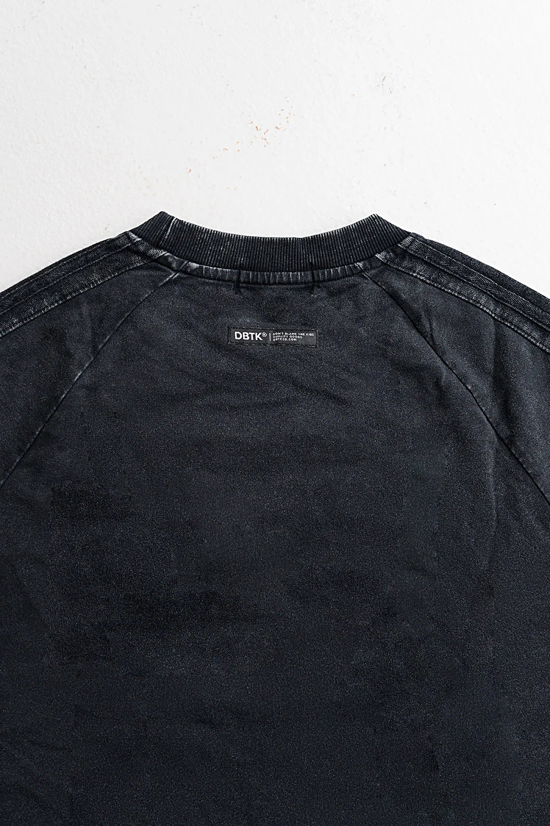 Cipher Flock Tee - Acid Washed Black