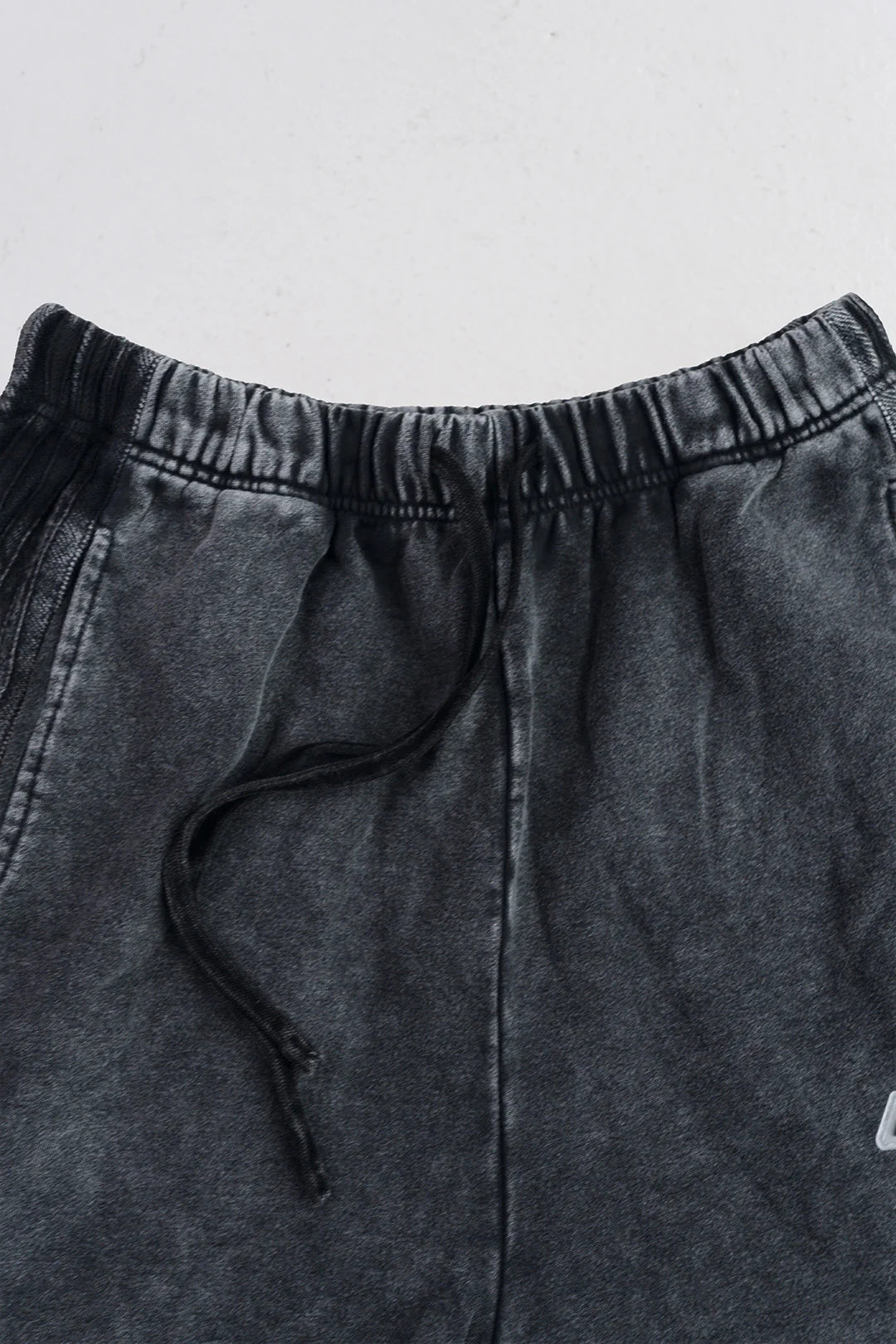 Cipher Flock Shorts - Acid Washed Black