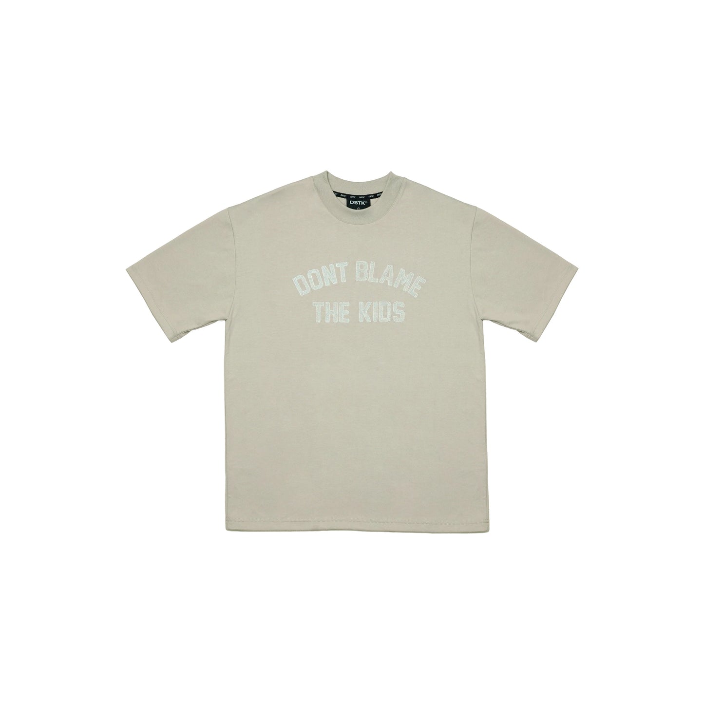 Elementary "Chain Stitch" Tee -LIGHT OAT