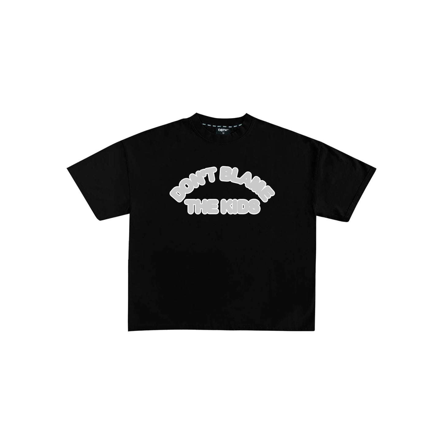 Elementary Sans Serif Tee - Black