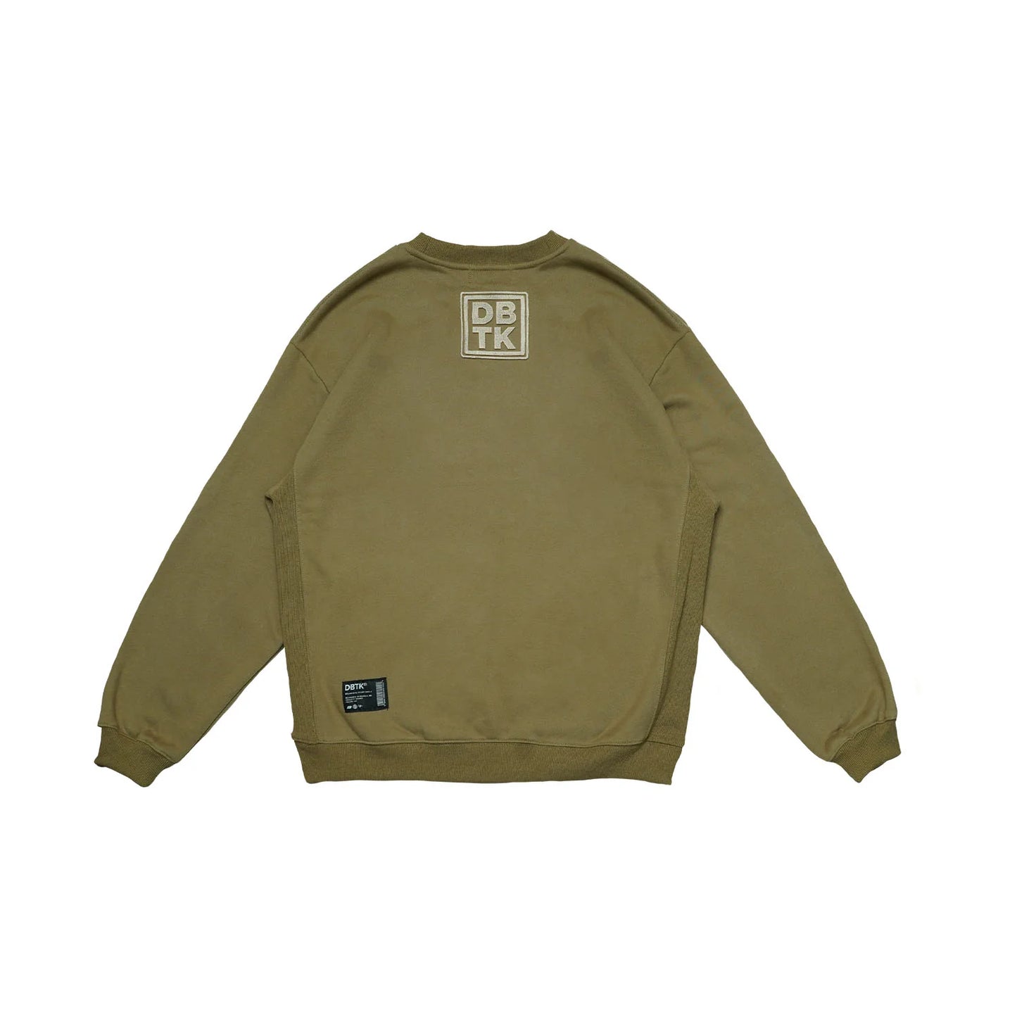 Elementary "Toothbrush Embroidery" Crewneck - Khaki