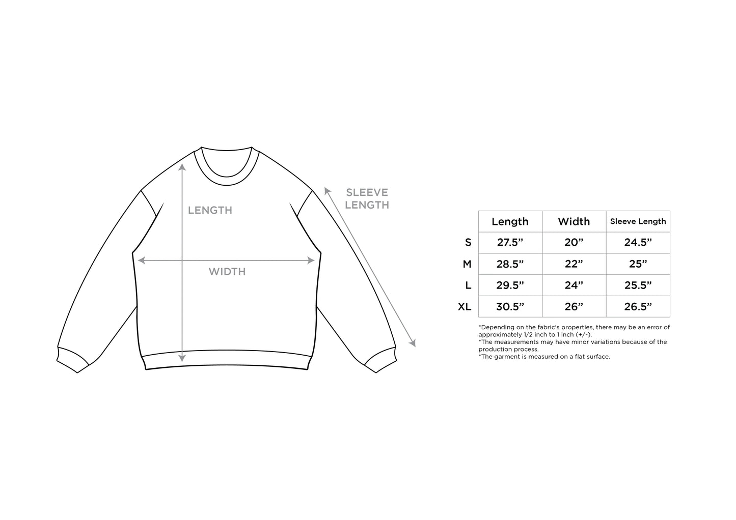 Cipher Streak Crewneck - Mid Gray / Off White