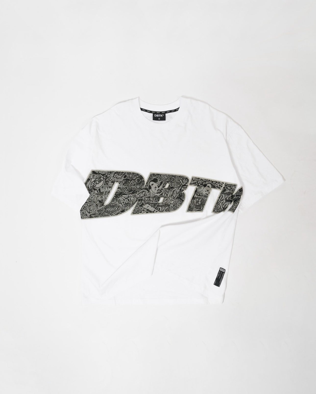 Slant Logo Collage Box Tee