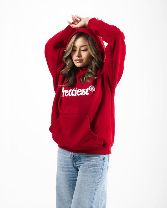 Prettiest® 'Y2' HOODIE - RED