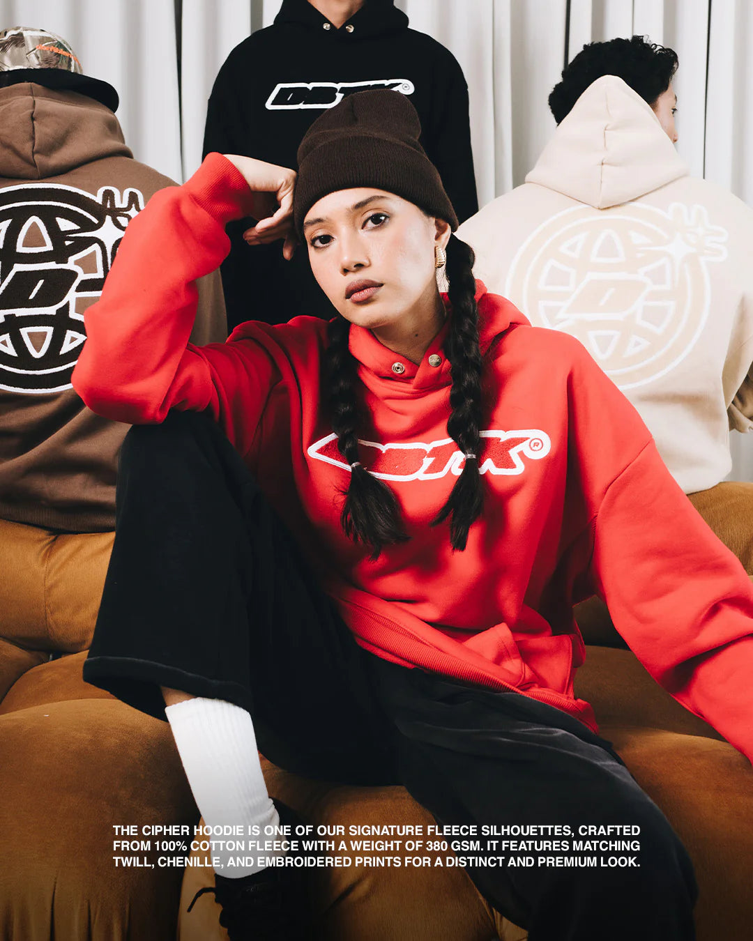 Cipher Spark Hoodie 2025 - Red