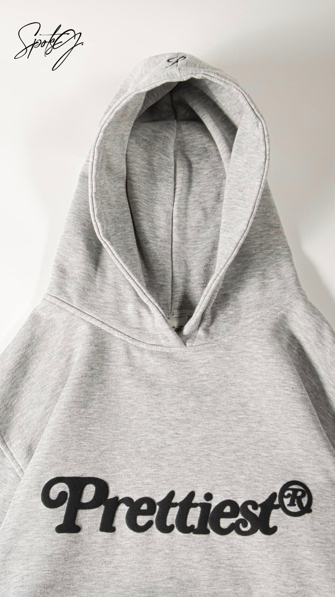 Prettiest® 'Y2' Hoodie - Stone Gray