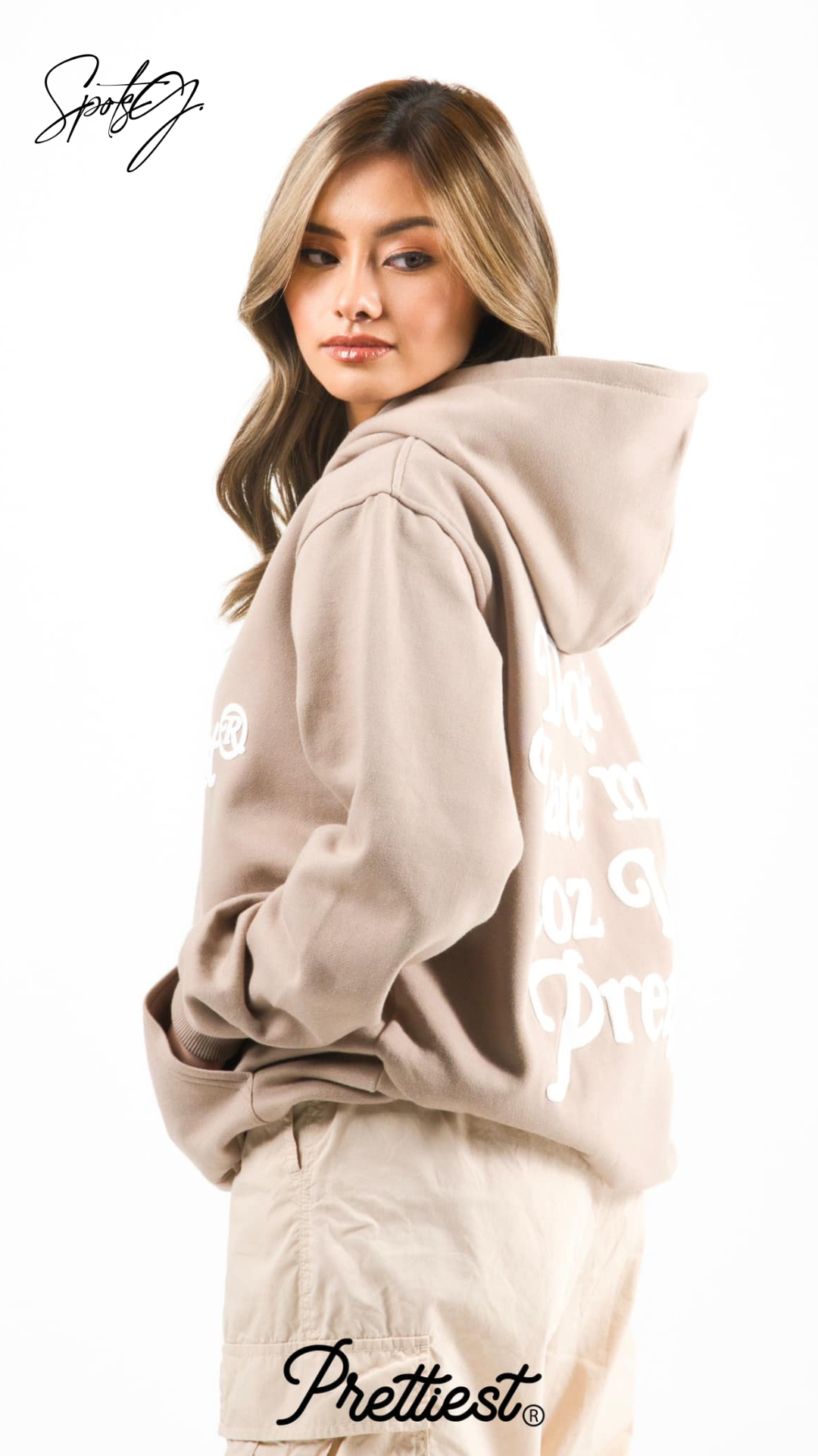 Prettiest® 'Y2' Hoodie - Mocha