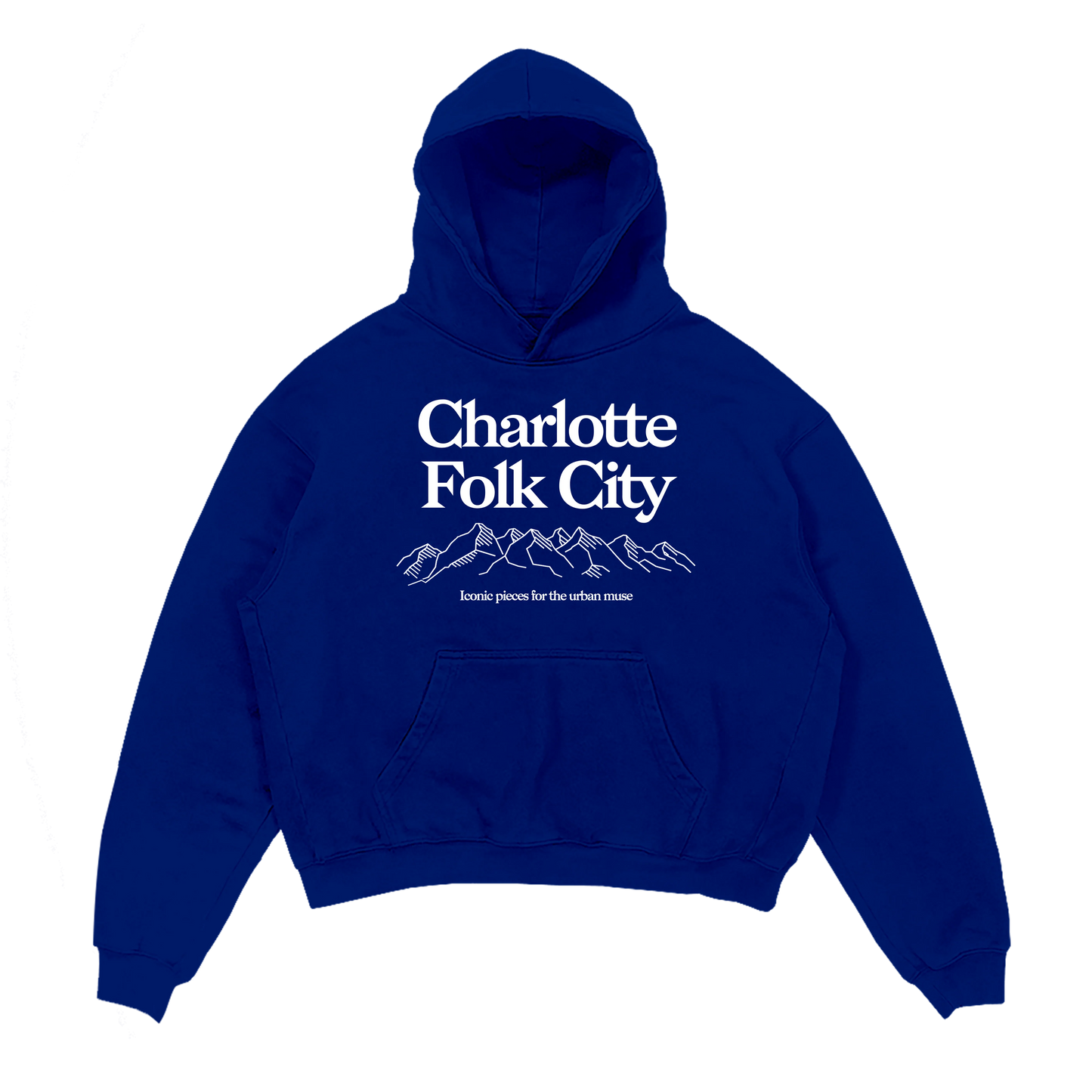 CF City Oversized Hoodie - Royal Blue