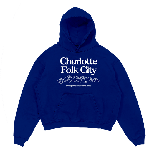 CF City Oversized Hoodie - Royal Blue