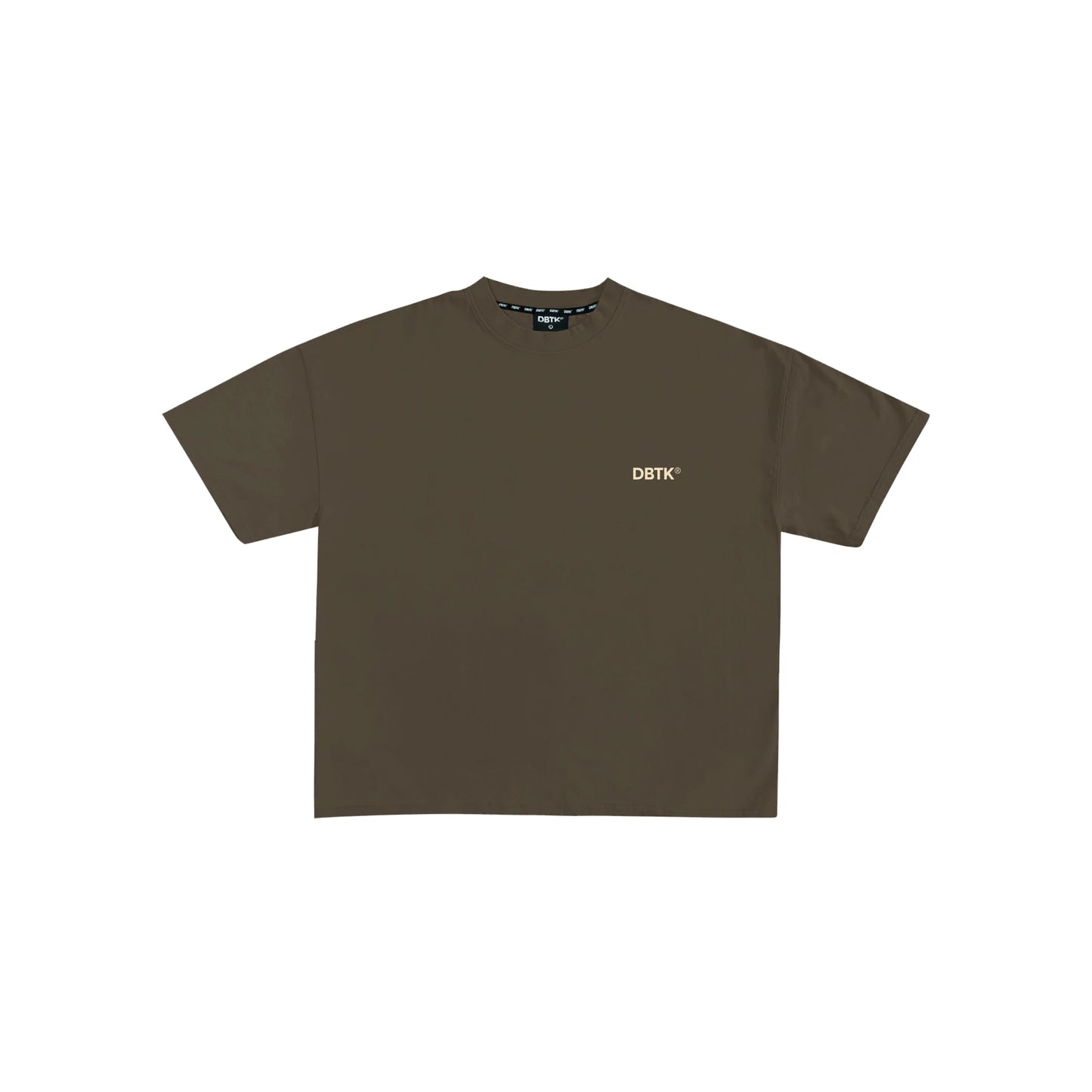 Micro Logo Tee - Brown