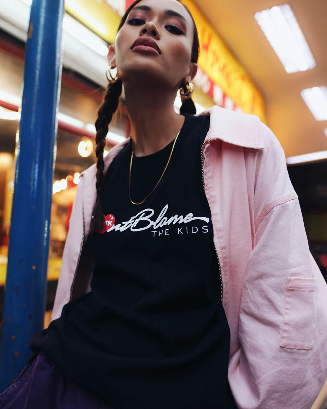 Cursive Valentine's Tee - Black