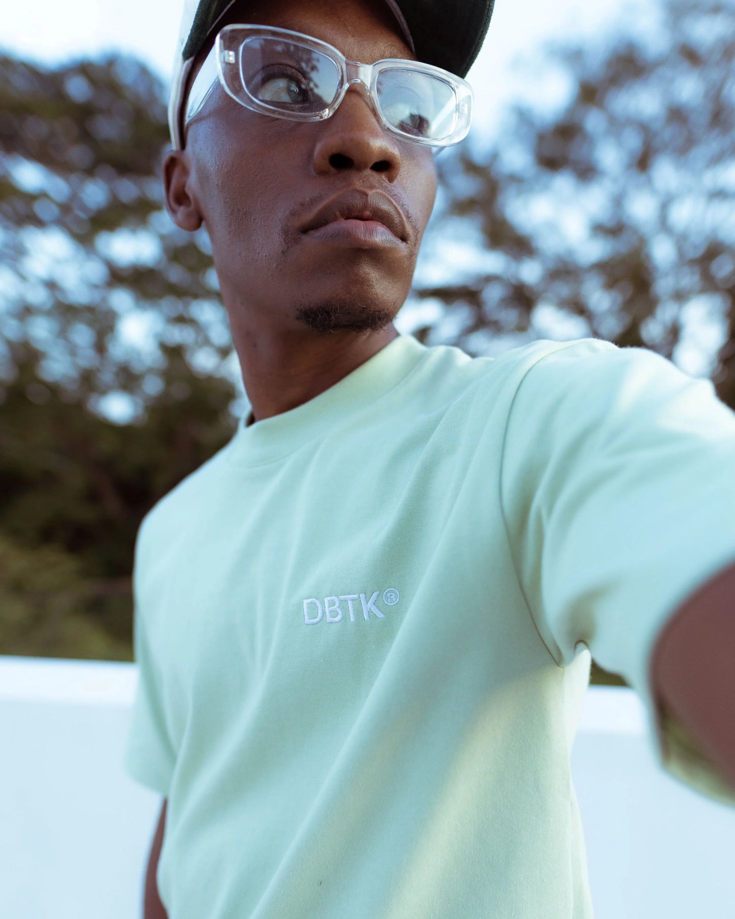 Micro Logo Tee - Pastel Green