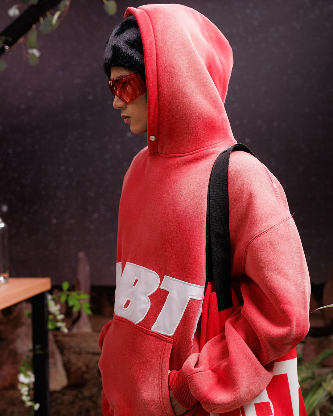 Slant Sundried Hoodie - RED