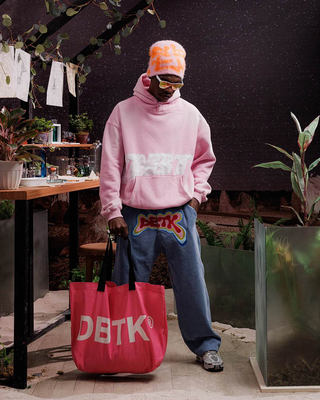 Slant Sundried Hoodie - Pink