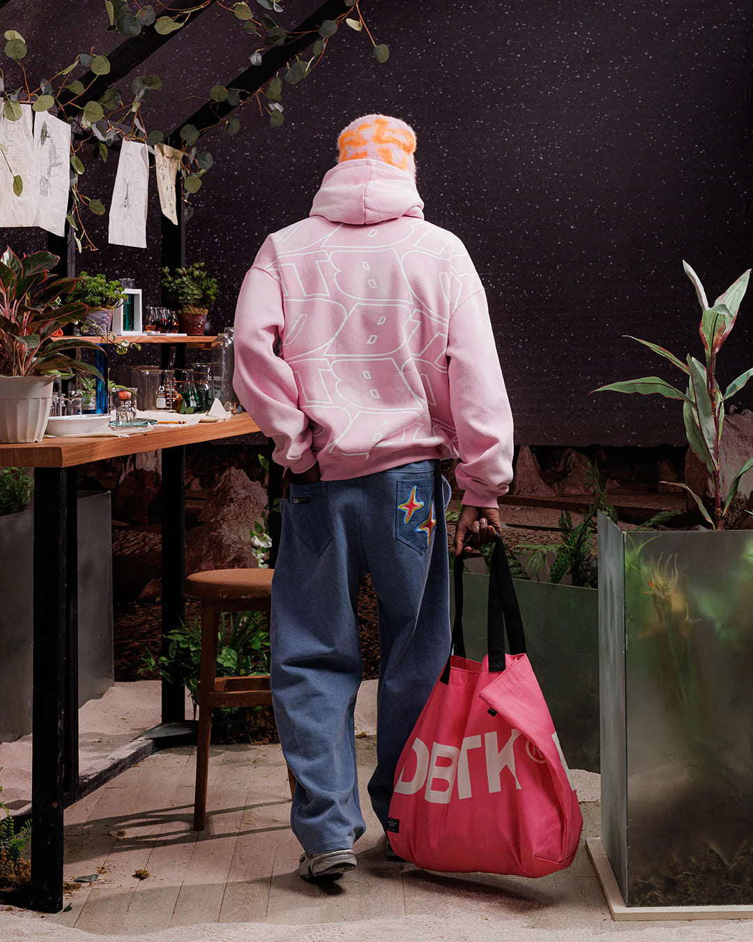 Slant Sundried Hoodie - Pink