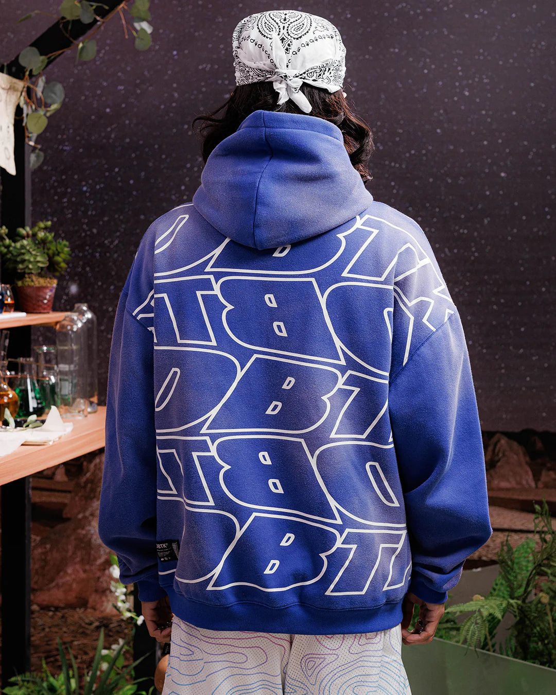 Slant Sundried Hoodie - Royal Blue