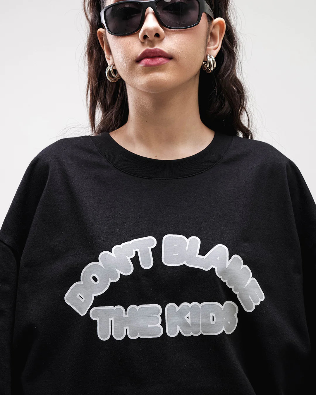 Elementary Sans Serif Tee - Black