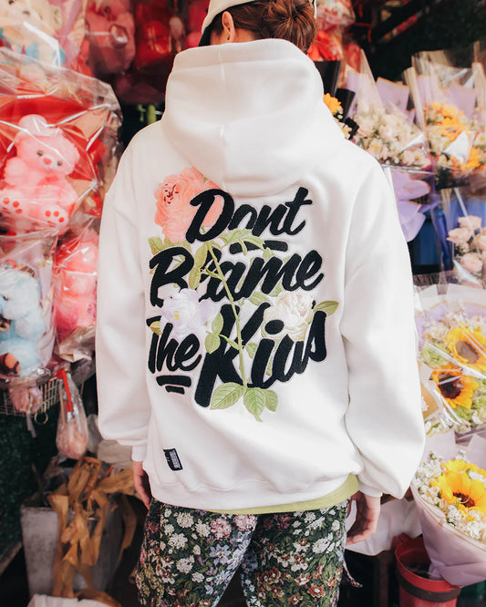 Bloom Script Hoodie - White