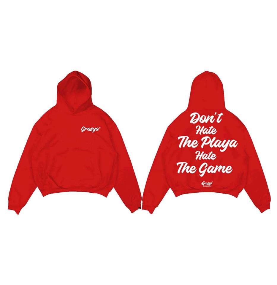 Grasya Worldwide Heavyweight Hoodie - Red