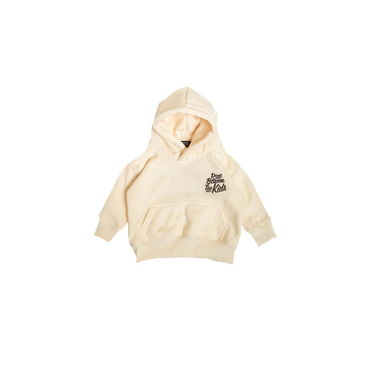 Script Mini Hoodie - Cream