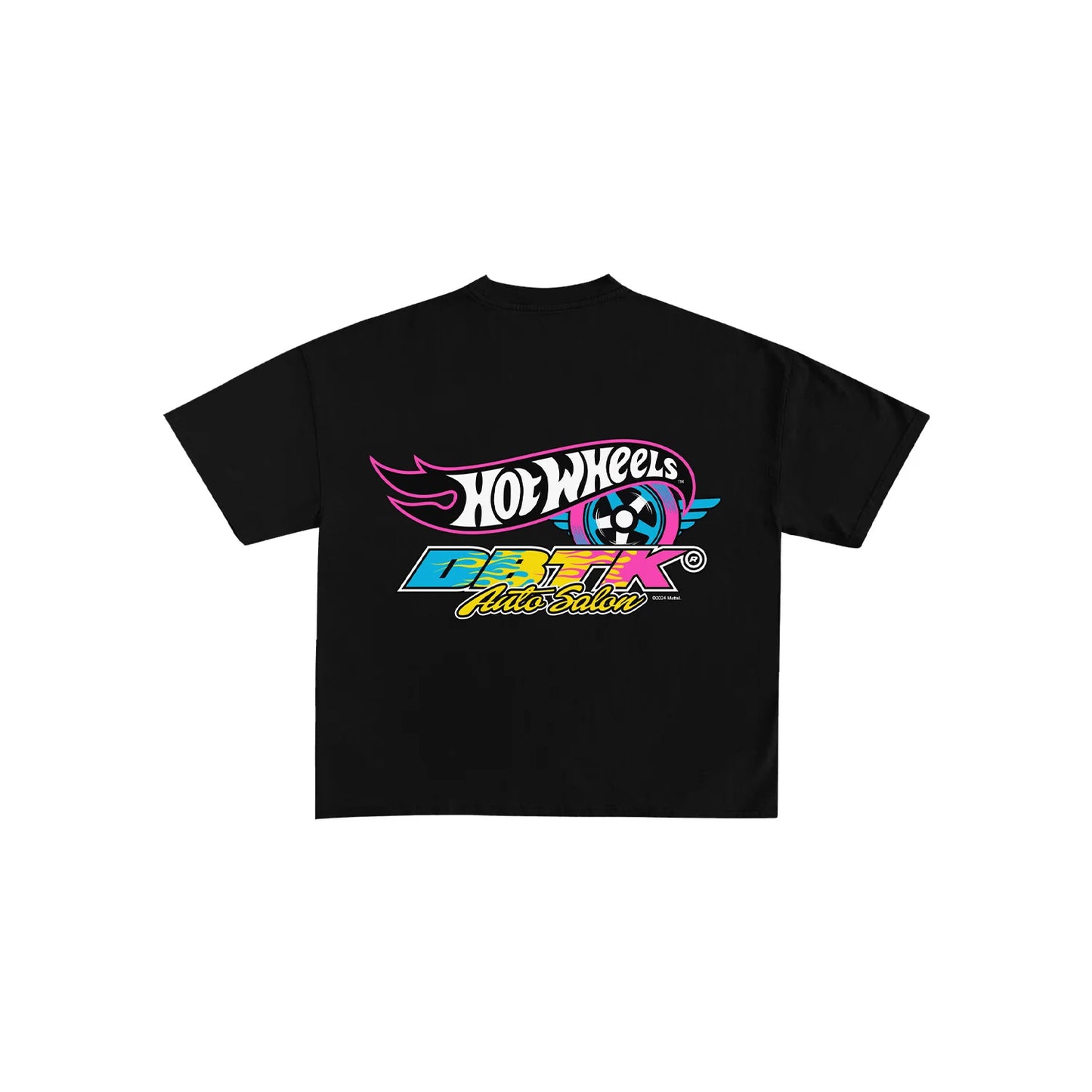 Slant Neon Speed Tee - Black