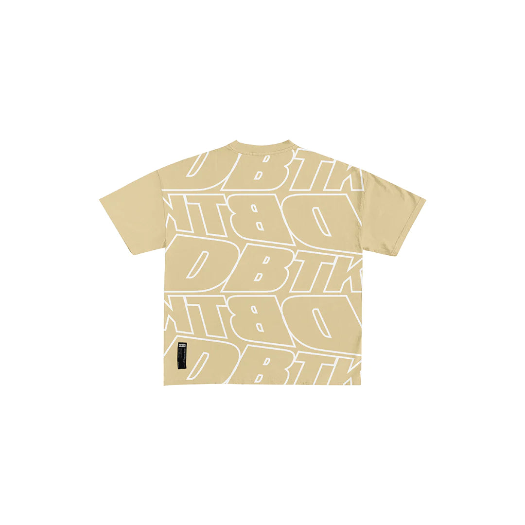 Slant Pocket Tee - Cream