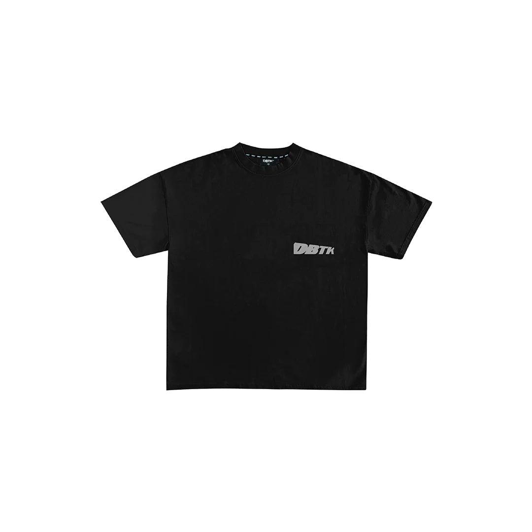 Slant Pocket Tee - Black