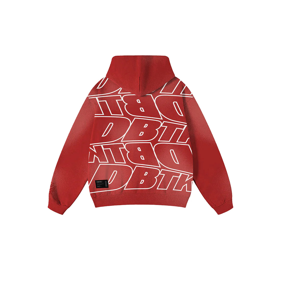 Slant Sundried Hoodie - RED