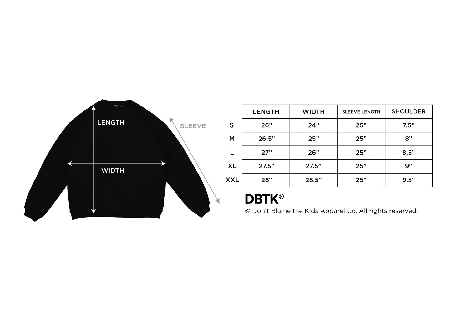 Merge "Toothbrush Embroidery" Crewneck - Black