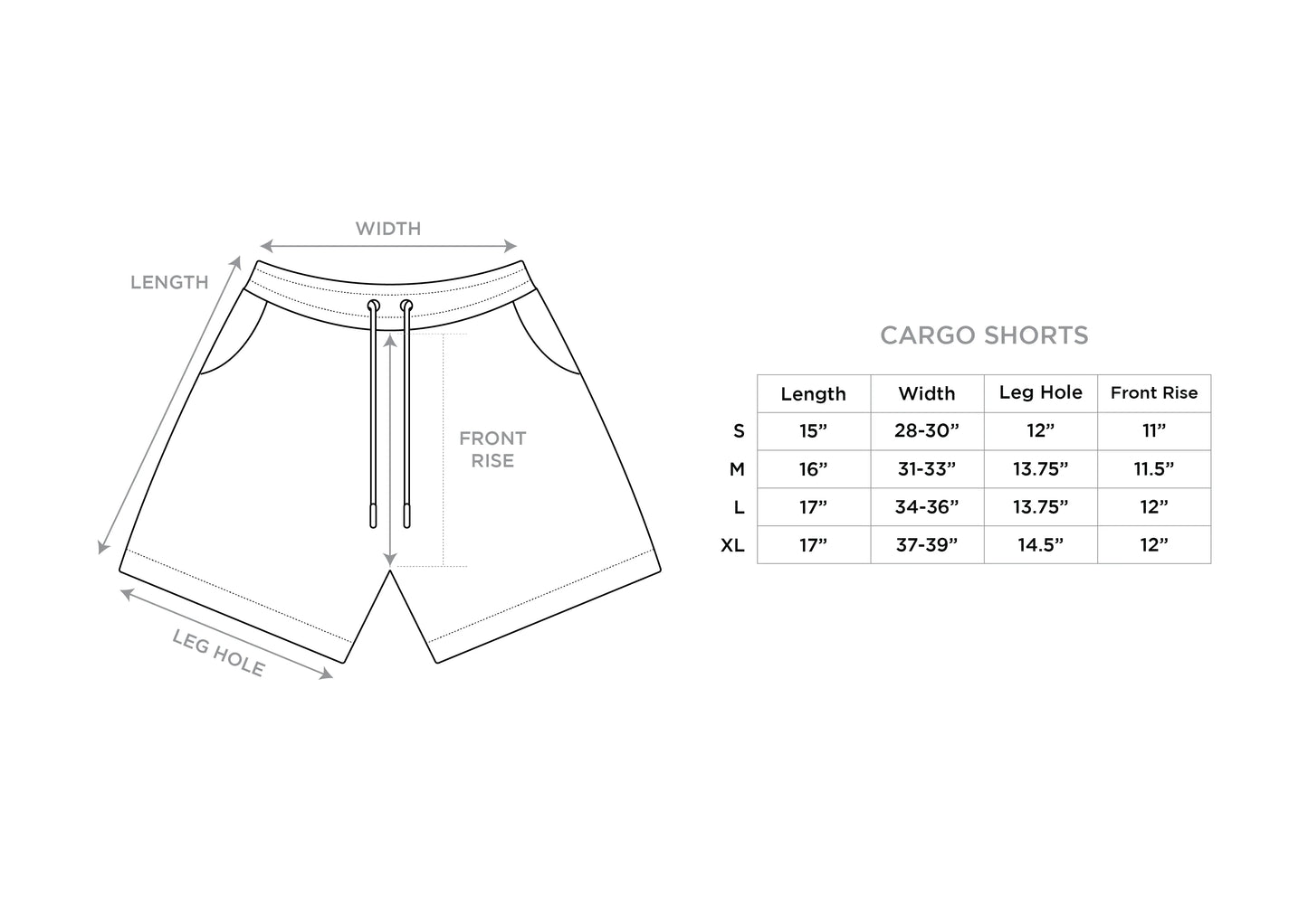 Wave Shop Cargo Shorts - Cream/Brown