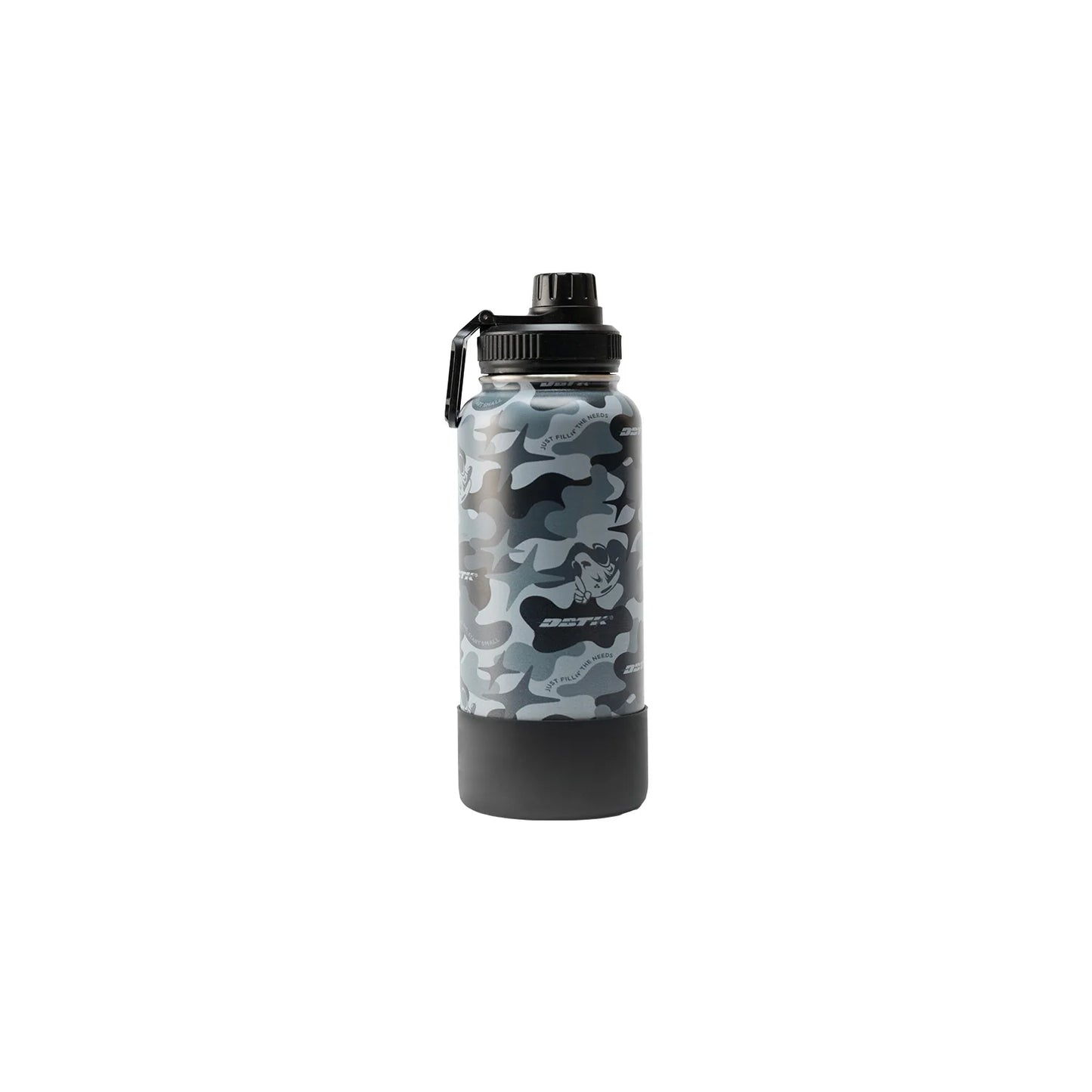 Woodland Cipher Flask - Black/Gray