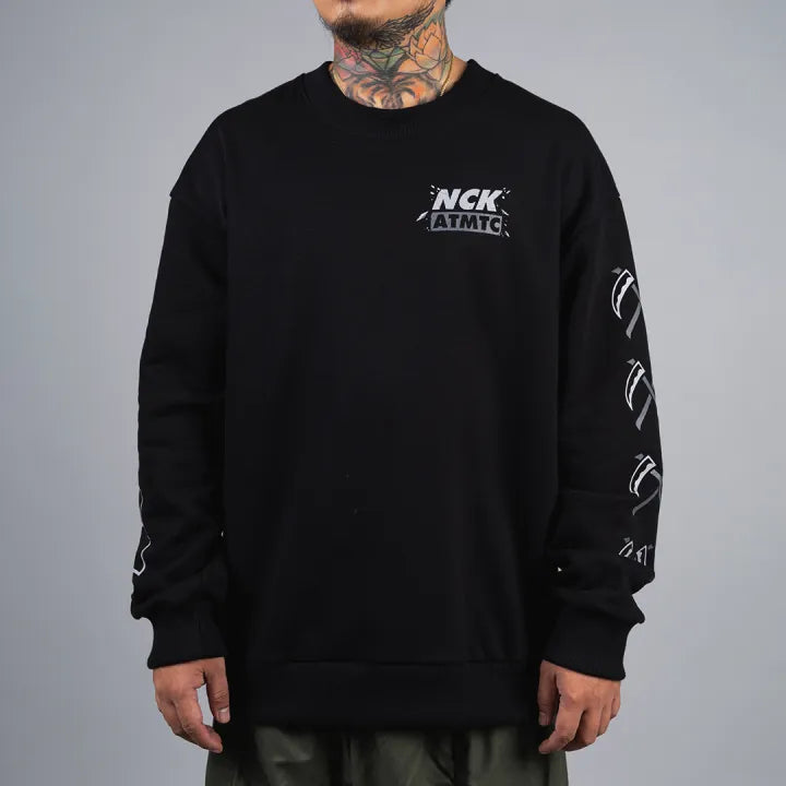 Nick Automatic "REAPER SWEATER" Black Long Sleeve Shirt